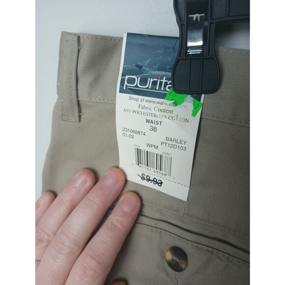 Vintage Puritan Tan Shorts NWT Dead Stock Men's Size 38 Pockets Outdoors Gift - Picture 4 of 5